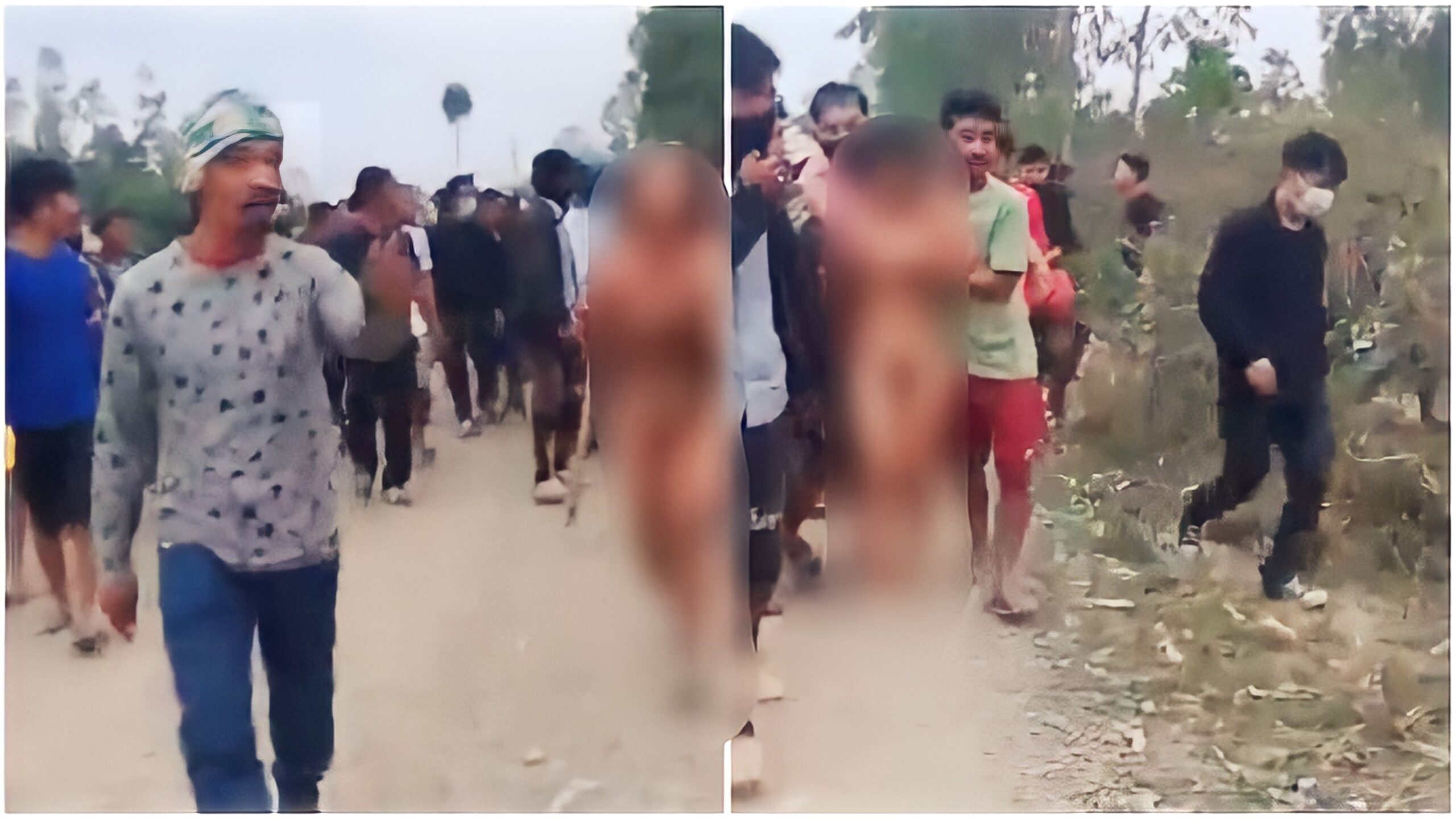 Manipur viral video: एक बार फिर शर्मशार कर देने वाली वीडियो वायरल हो रही है  ,मणिपुर में 2 महिला को। निर्वस्त्र करेक घसीटा जा रहा है।