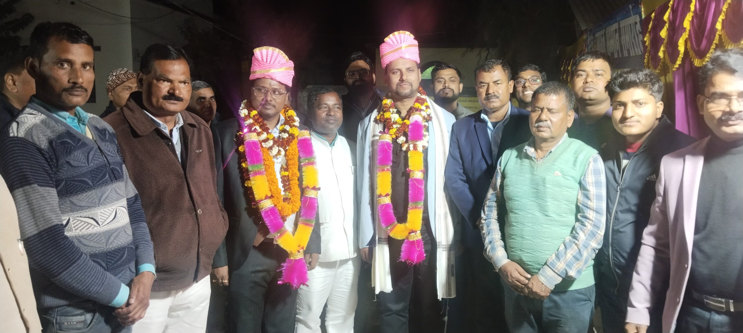 प्रखंड बीडीओ हरिओम शरण के विदाई बीडीओ आलोक कुमार सिंह का स्वागत