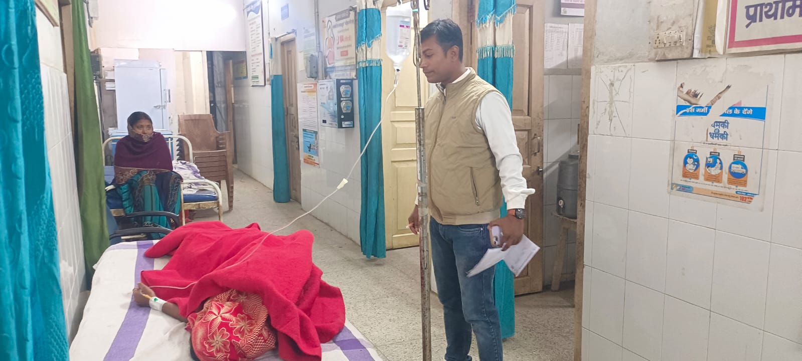 नरसिंहा चौक के पास महिला को मारी गोली, भूमि विवाद का मामला, डीएमसीएच रेफर