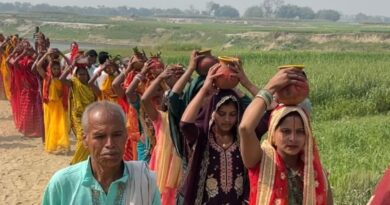 बुनियादपुर गांव में 9 दिवसीय नवाह परायण नाम संकीर्तन महायज्ञ का शुभारंभ, ग्रामीणों ने निकाली शोभा यात्रा