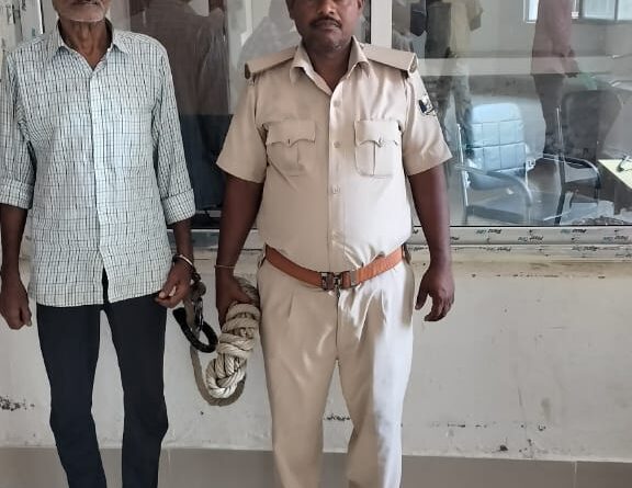 बल्लीपुर गांव से वारंटी गिरफ्तार, न्यायिक हिरासत में भेजा गया