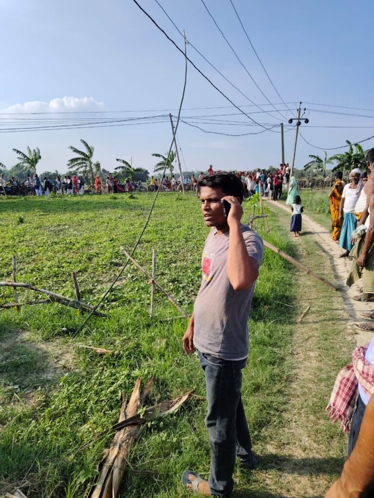 बिजली करंट की चपेट में आने से चांदनी कुमारी की दर्दनाक मौत, मायके में हुआ हादसा