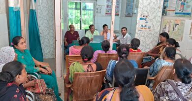 शिवाजीनगर PHC में साप्ताहिक समीक्षा बैठक: गर्भवती महिलाओं व बच्चों की बेहतर देखभाल पर हुई चर्चा