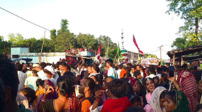 शिवाजीनगर प्रखंड में मोहर्रम पर्व शांतिपूर्ण माहौल में संपन्न