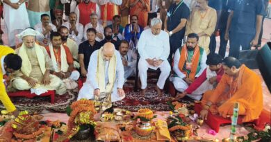 माँ सीता मंदिर का शिलान्यास: सीतामढ़ी में अमित शाह और नीतीश कुमार ने रखी आधारशिला, अमृत भारत एक्सप्रेस का भी हुआ उद्घाटन