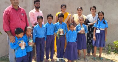 प्राथमिक विद्यालय पुरन्दाही में ‘एक पेड़ मां के नाम’ अभियान के तहत 80 पौधे रोपे गए