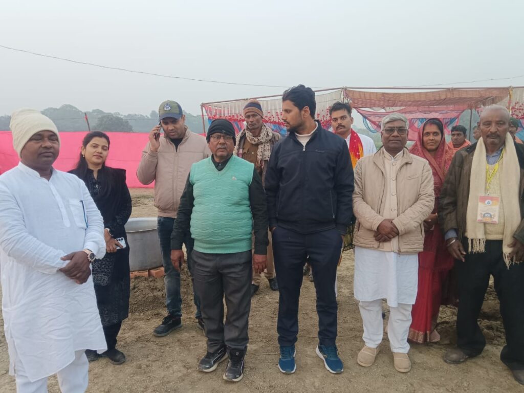 शिवाजीनगर: शहरू गांव में भागवत कथा का भव्य समापन, कुलपति और प्रशासनिक अधिकारियों की उपस्थिति में भक्ति और अनुशासन का संगम