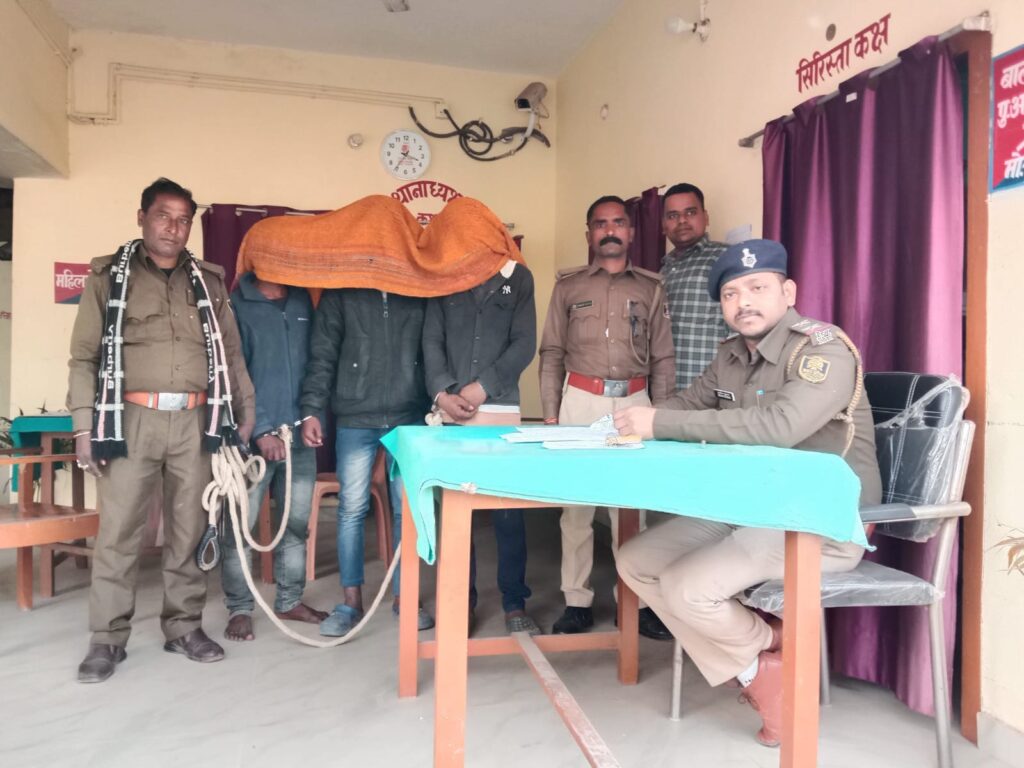शिवाजीनगर में पंप सेट चोरी का खुलासा, 12 घंटे में तीन आरोपी गिरफ्तार, भेजे गए जेल