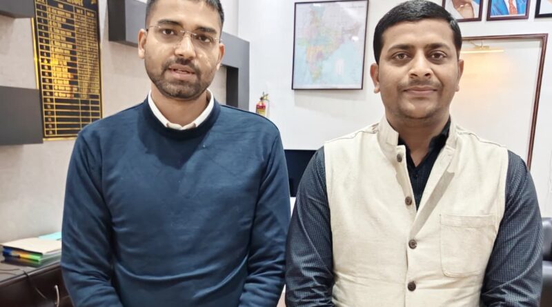 भटौरा पंचायत के विकास को लेकर मंत्री से मिले समाजसेवी युवराज