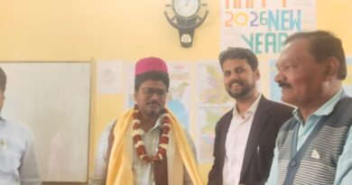 मिथिला परंपरा के अनुसार पाग, माला व शॉल से सम्मानित हुए हरि ओम शरण